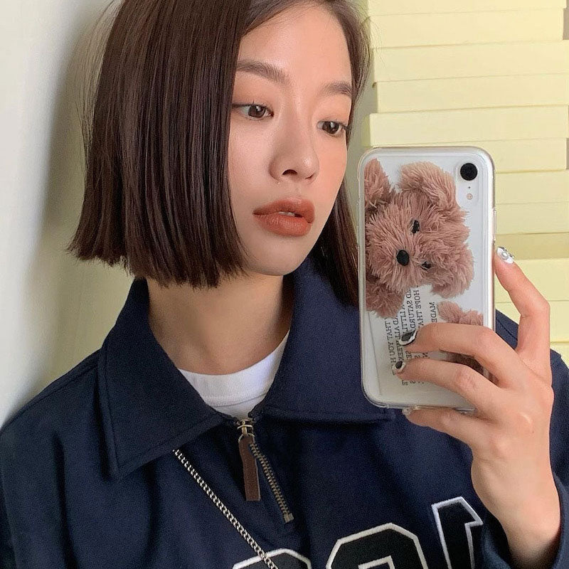 クリアプードルiPhoneケース