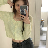 カモフラショートカーディガン