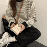 カジュアルボーダーロンT