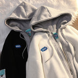 バイカラーストリートパーカー