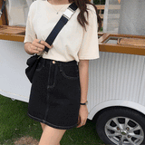 デニムタイトスカート