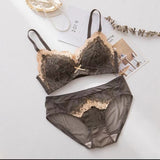 ヴィンテージレースブラ&ショーツSET