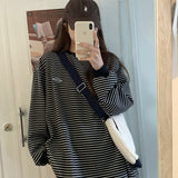 カジュアルボーダーロンT