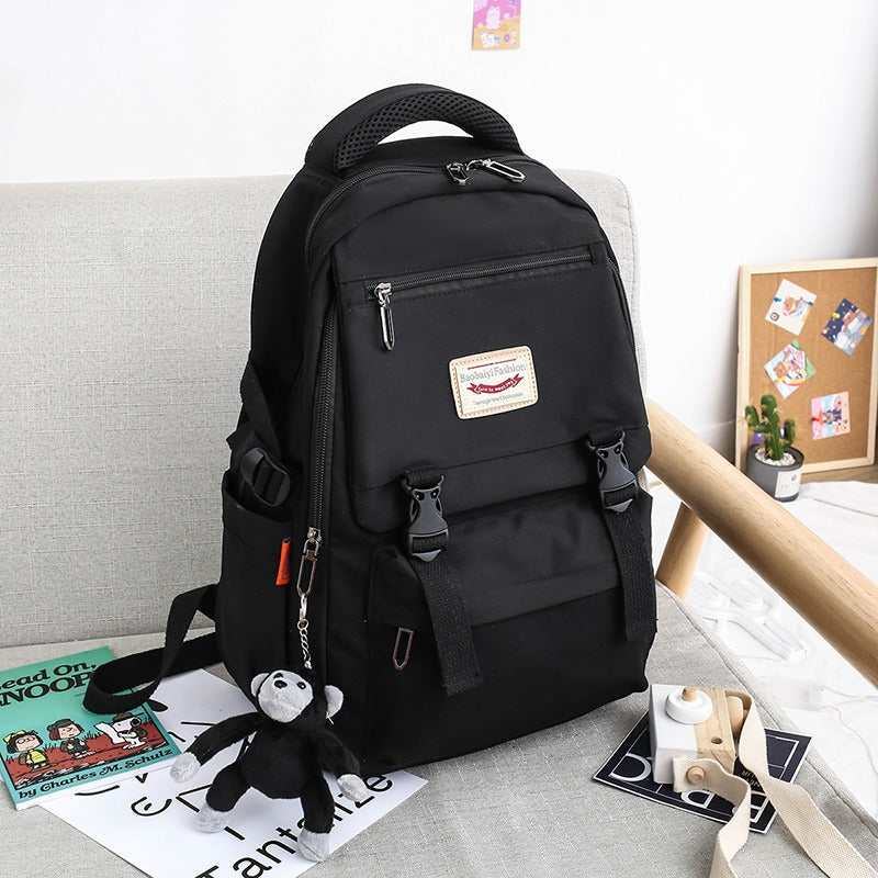 ダブルバックルカラーリュック