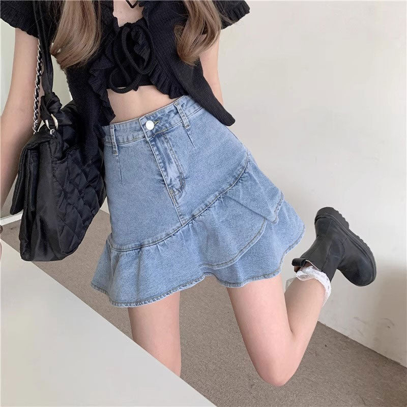 DIESEL アシンメトリー デニムスカート チャーム フェード y2kグランジ DIESEL - DIESEL アシンメトリー デニムスカート チャーム