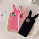 うさ耳シリコンiPhoneケース