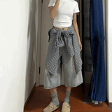 ライトウォッシュクロップドデニム