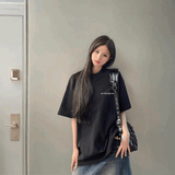バックロゴメンズオーバーTシャツ