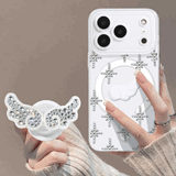 【MagSafe対応】グリッターエンジェルiPhoneケース