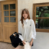 ワンポイントケーブルニットベスト