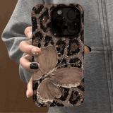 レオパードラメアゲハiPhoneケース