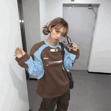 スポーツコントラストスウェット