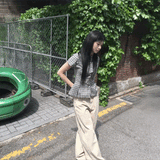 ウェーブシェイプチェックシャツ