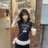 チェリーロゴリボンTシャツ