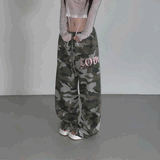 カモフラージュロゴスウェットパンツ