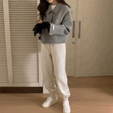 シングルラペルショートコート