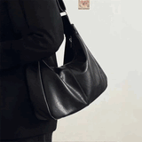 カーブレザービッグハンドバッグ