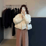 ハイネックレザードロストリブダウン