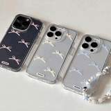 ミニリボンクリアiPhoneケース