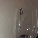 クロスチェーンスパークリングイヤーカフ