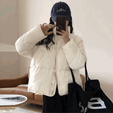 ソフトマカロンシンプルダウンジャケット