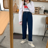オールドインディゴストレートデニム