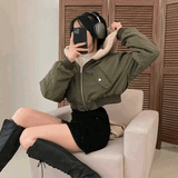 リバーシブルファーミリタリーブルゾン