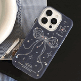 リボンラインドットiPhoneケース