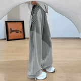 サイドレースアップスウェットパンツ