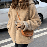 リバーシブルキャメルボアジャケット