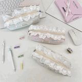 フリルパステルパターンペンケース