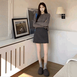 エンドフリルドットタイトスカート