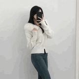 ダブルジップファーニットパーカー