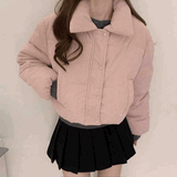 コーデュロイドロストダウンジャケット