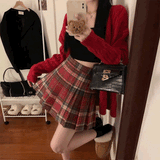 ウィンターチェックプリーツスカート