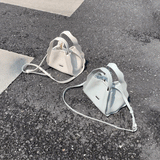 スカラップミニバケットバッグ