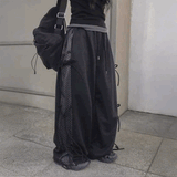 サイドリボンドットスウェットパンツ