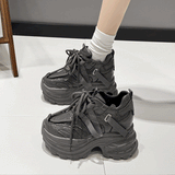 レザータッチベルトスニーカー