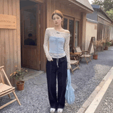 フラワースルーロンT &ブルービスチェSET