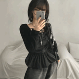 フロントリボンタイチュニック