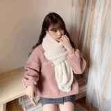 もこもこプードルマフラー