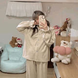 グレーブルーミニリボンルームウェア