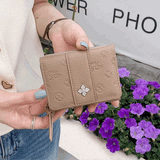 ビジューワンポイントパターンミニ財布