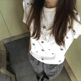 スターパターントラックTシャツ