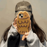 3Dシリコンたい焼きiPhoneケース