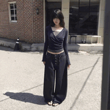 レイヤードカシュクールロンT