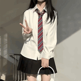 韓国風シンプル私立制服コーデ5点SET