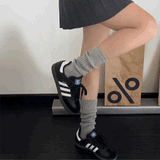 ルーズリブミドルソックス