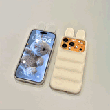 うさ耳ダウンジャケットiPhoneケース