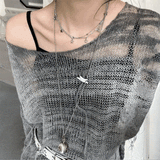 シルバースターチェーンネックレス